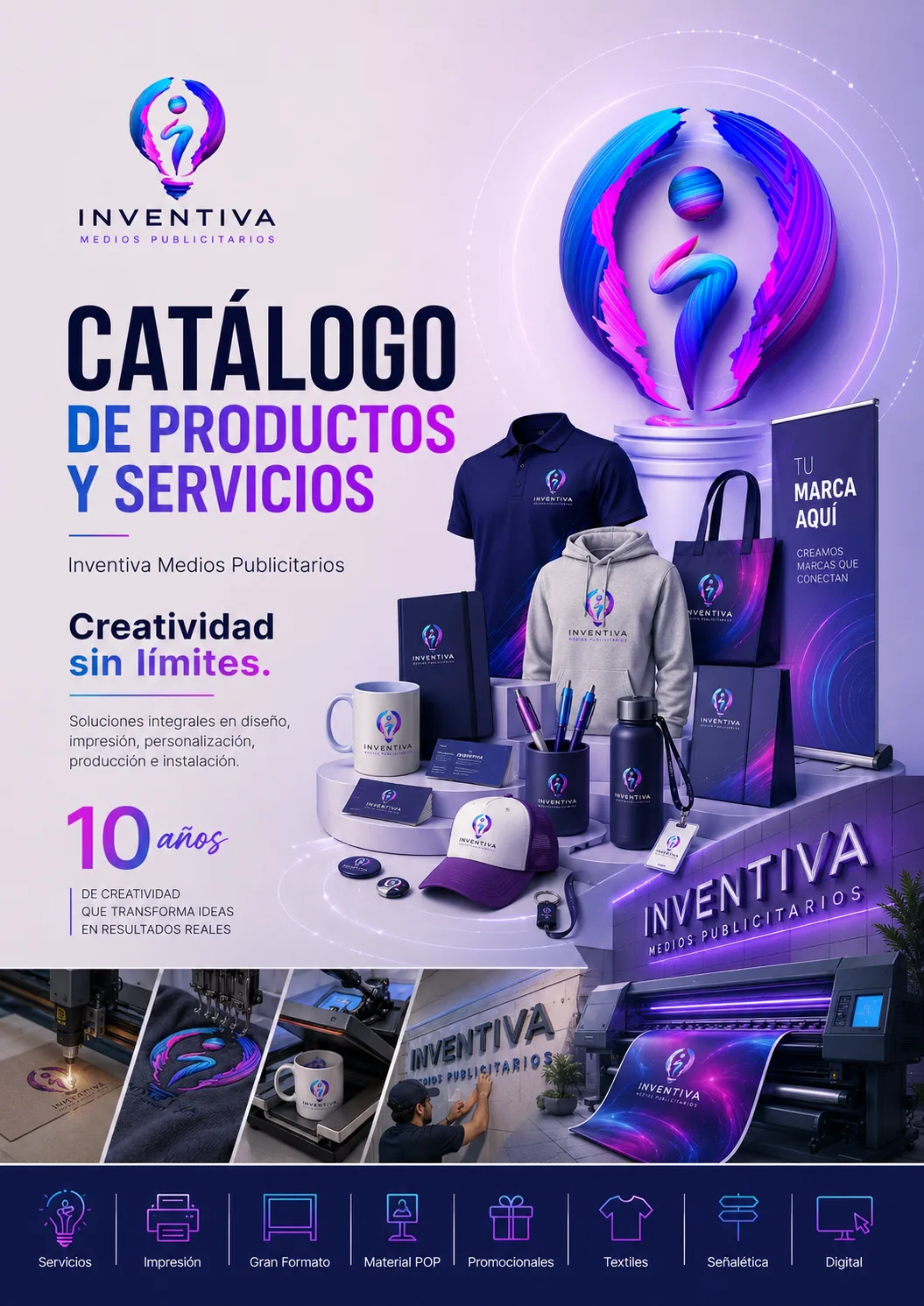 Catálogo de productos y servicios de Inventiva