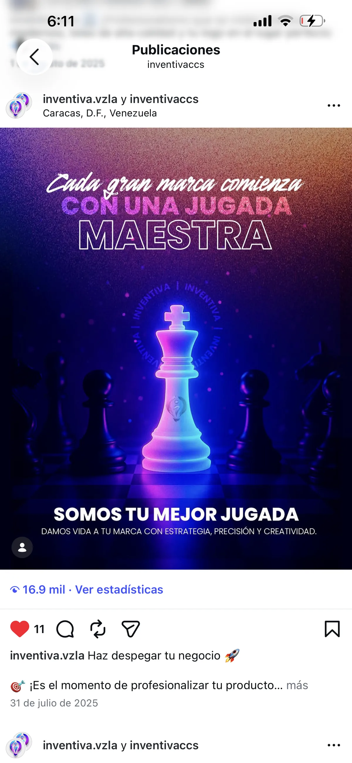 Proyecto creativo de Inventiva
