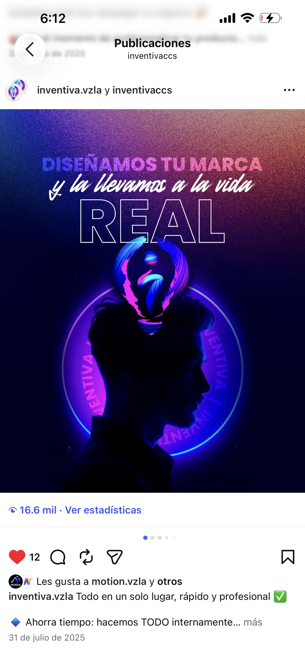 Diseño de marca de Inventiva